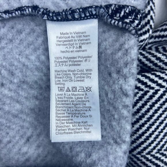 J. Crew Womens Striped Sweater Turtle Neck Black and White Pattern Fall Warm L - Picture 6 of 8